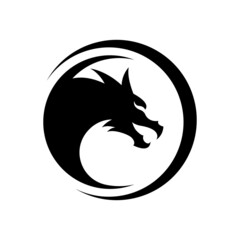 Dragon logo images illustration