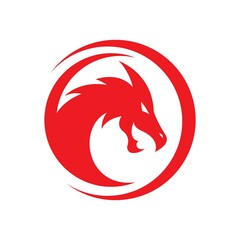 Dragon logo images illustration