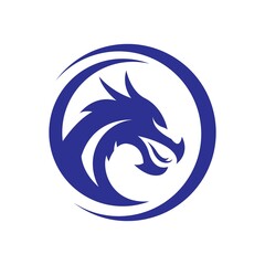 Dragon logo images illustration