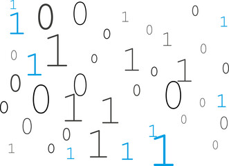 digital  binary code numbers  vector background