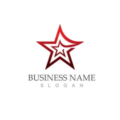 Obraz premium Star icon Template vector illustration