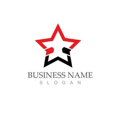 Star icon Template vector illustration