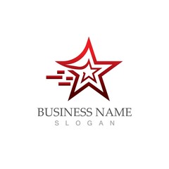 Star icon Template vector illustration