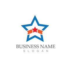 Obraz premium Star icon Template vector illustration