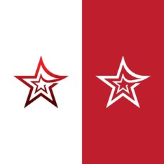 Star icon Template vector illustration