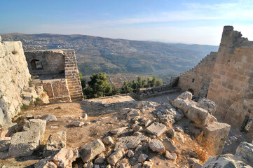 Fototapeta na wymiar Ajloun Castle in Jordan