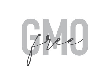 Obraz premium Modern, simple, minimal typographic design of a saying 