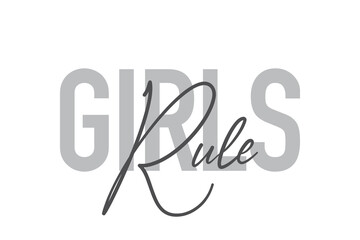 Modern, simple, minimal typographic design of a saying 