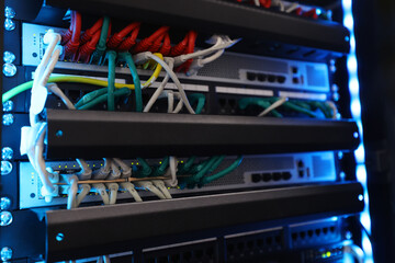 Technologies and communications - server room
