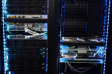 Technologies and communications - server room