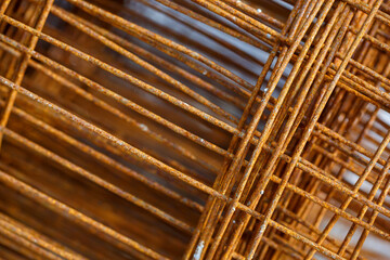Rust of Steel Bars Construction Materials