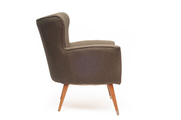 Retro Armchair on white background