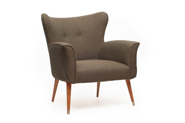 Retro Armchair on white background