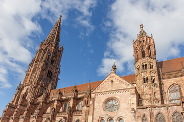 Das Freiburger Münster im Breisgau
