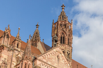 Das Freiburger Münster im Breisgau
