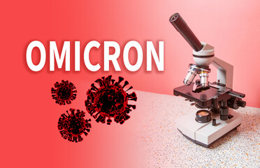 Omicron coronavirus variant. Omicron Covid-19 variant Coronavirus. Mutated coronavirus SARS-CoV-2....