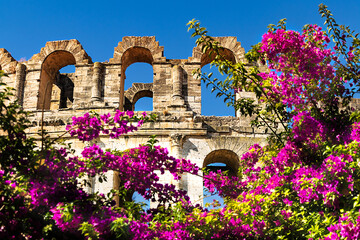 Das Colosseum von El Djem (Tunesien)