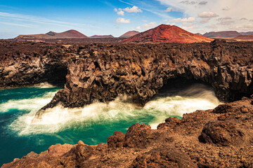 Los Hervideros brandung