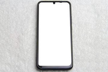 Smartphone blank screen. To insert ads. Smartphone 