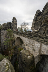 Bastei Brücke im Elbsandsteingebirge