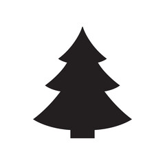 Christmas Tree Icon, Xmas Spruce Symbol