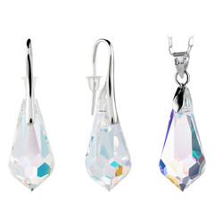 Beautiful jewelry with precious stones