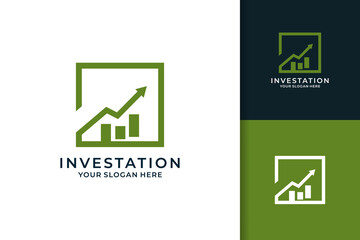 stock investment graphic arrow business logo