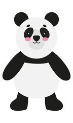 Obraz na płótnie Canvas cute panda bear