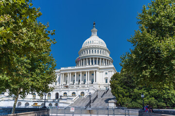 The capitol in Washington DC, USA