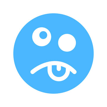 stupid emoji Isolated Vector icon which can easily modify or edit

