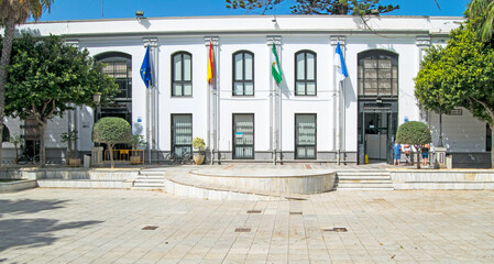 Chipiona Town Hall, coastal town of Cadiz, Andalusia, Spain