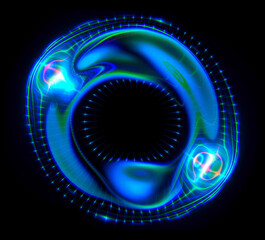 Vivid abstract background. Beautiful swirl trail effect frame. .Mystical portal. Bright sphere lens. Rotating lines. Glow ring. .Magic ball. Led spiral. Glint lines. Focus place. Illusory flash.