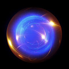 Vivid abstract background. Beautiful swirl trail effect frame.  .Mystical portal. Bright sphere lens. Rotating lines. Glow ring. .Magic  ball. Led spiral. Glint lines. Focus place. Illusory flash.