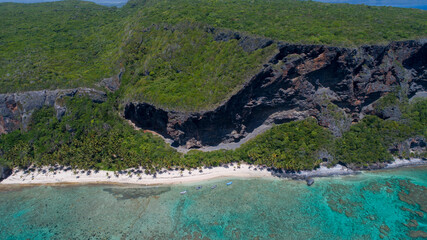 Caribbean beach in Dominican Republic a paradise