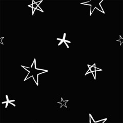 Stars pattern seamless background. multicolored graffiti stars