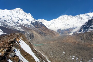 Mount Annapurna from Annapurna south base camp