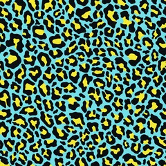 vector print leopard. seamless print of leopard skin. pattern of animal skins for clothing or print. feline family 
