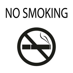 no smoking. sign indicating that krit is prohibited in this area