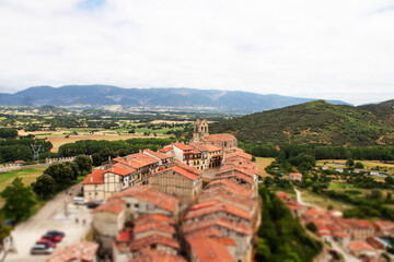Fototapeta na wymiar Medieval town of Frias in Spain