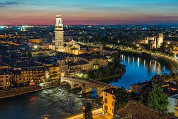Abenddämmerung Verona