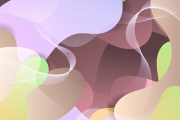 3D abstract background with outlined paper shapes. Vector design layout for business presentations, flyers, posters and invitations.