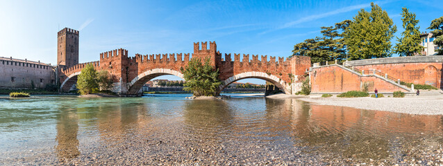 Verona Castelvecchio mit Ponte Scaligero