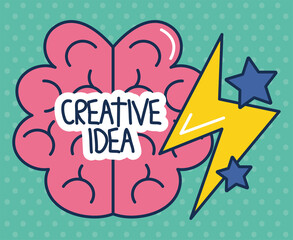 Obraz premium colorful creative idea illustration