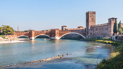 Verona Castelvecchio mit Ponte Scaligero