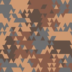 abstraction from triangles. sharp spots from the triangle. abstract seamless pattern. triangle print