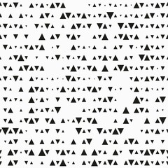 abstraction from triangles. sharp spots from the triangle. abstract seamless pattern. triangle print