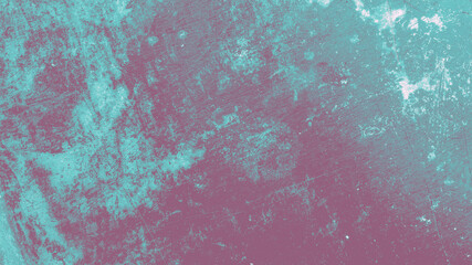 Blue red grunge texture. Aged rusty background. Ancient cracked wall. Scratched grunge wallpaper. Retro old splatter.