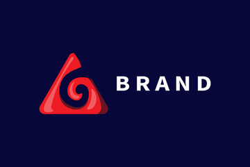 Fototapeta premium abstract logo design. AI 2020.