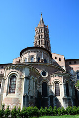 Fototapeta na wymiar Basilique Saint-Sernin à Toulouse