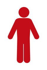 red man pictogram